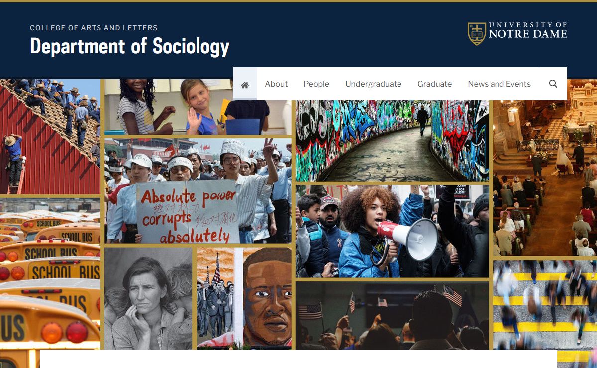 Department of Sociology | University of Notre Dame