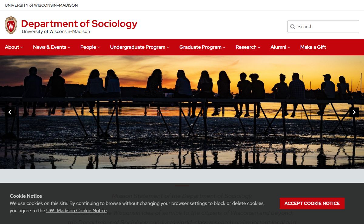Department of Sociology – University of Wisconsin-Madison – UW–Madison