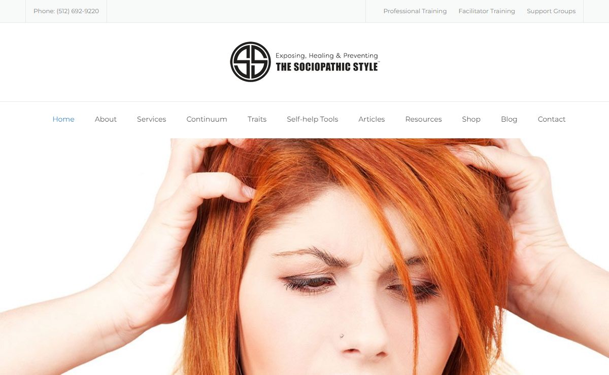 The Sociopathic Style – Exposing, Healing and Preventing Sociopathy