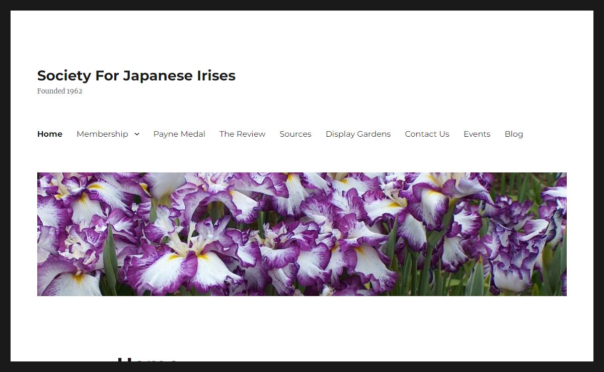 Home - Society For Japanese Irises