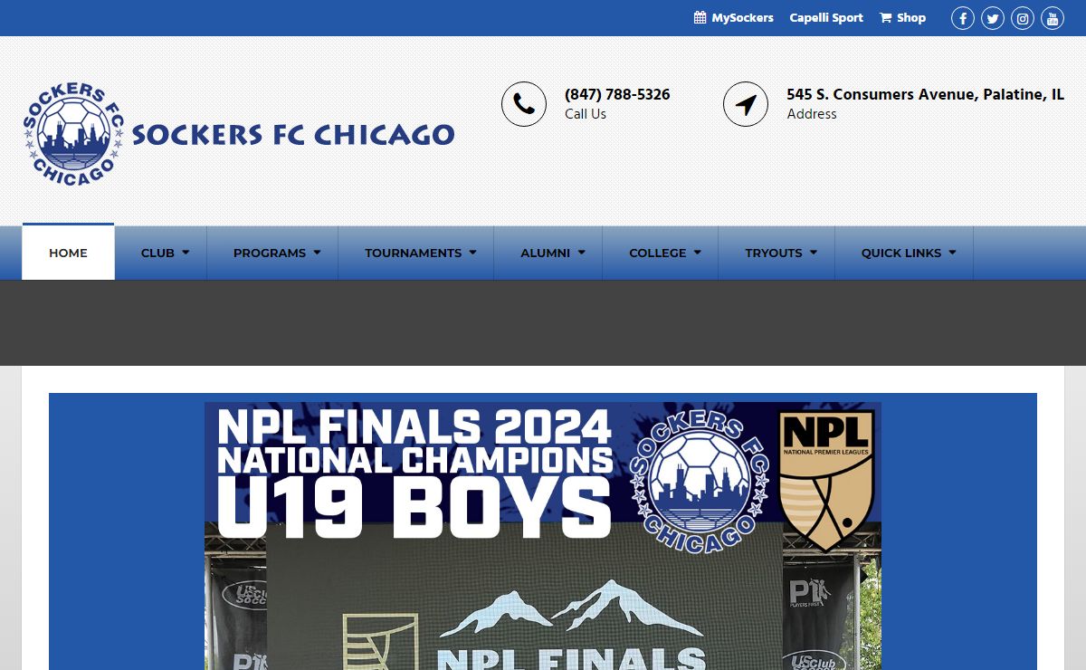 Sockers FC Chicago – Making soccer players since 1986