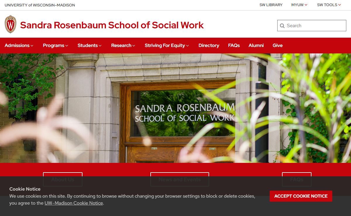 Sandra Rosenbaum School of Social Work – UW–Madison