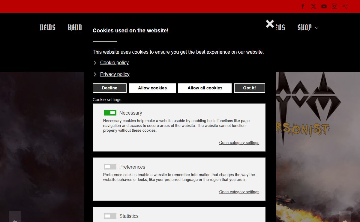 SODOM - Official Website