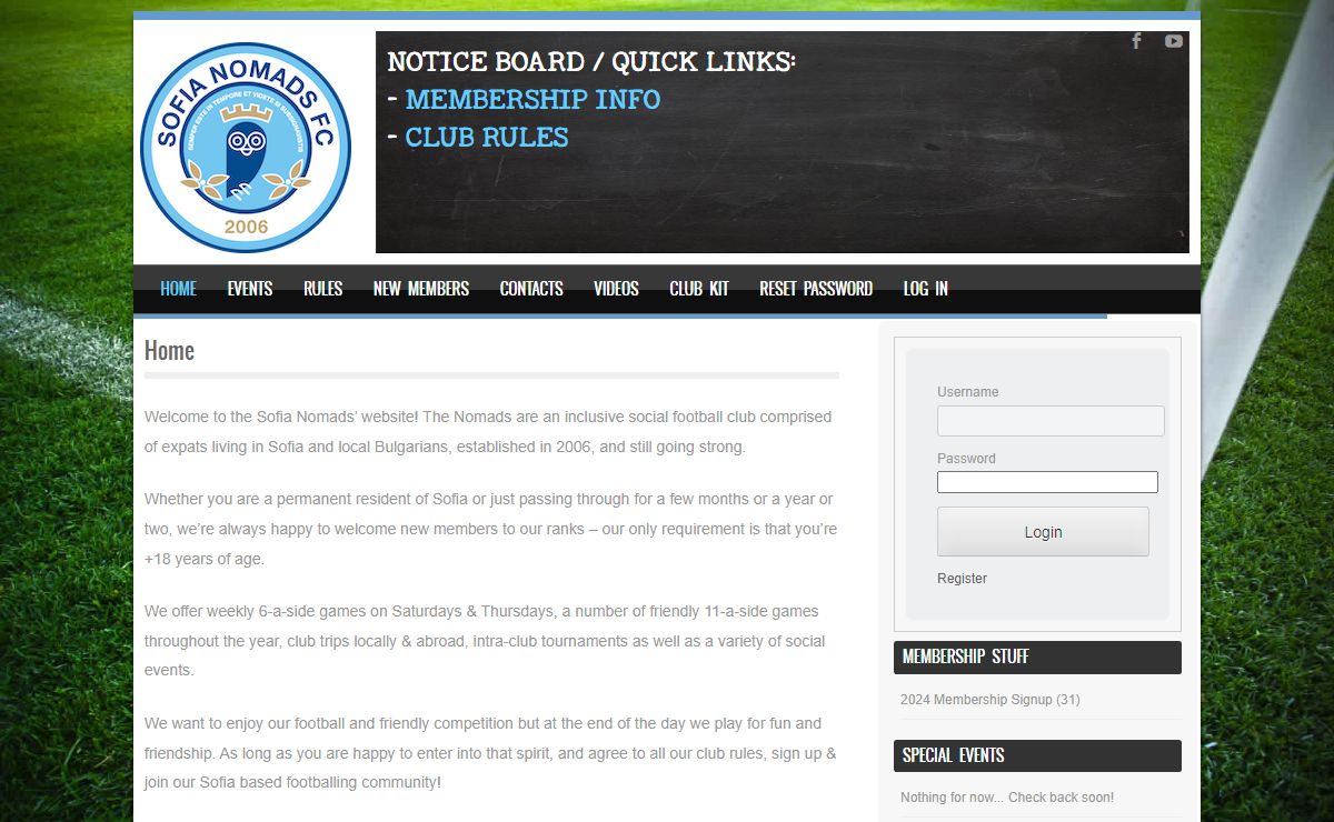 Sofia Nomads FC | Football Club for Expats in Sofia