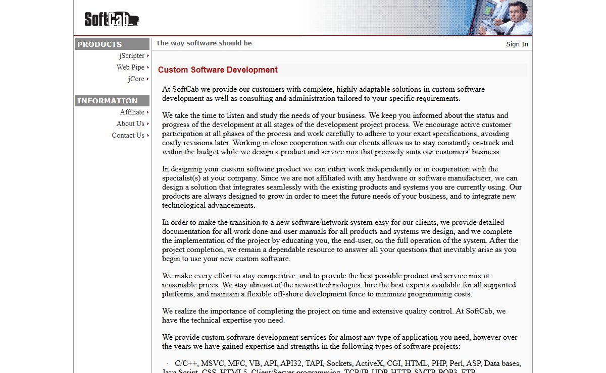 SoftCab, Inc - Custom Software Development