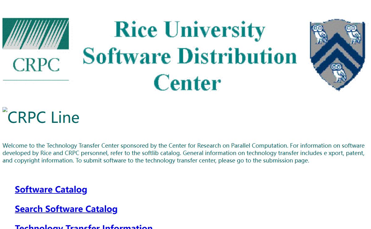 CRPC/Rice University Softlib