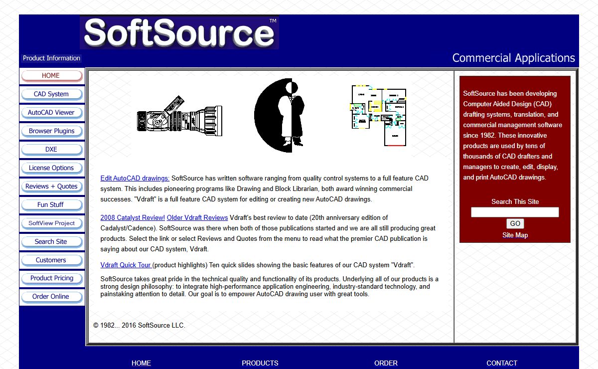 AutoCAD drawing view, edit, and print software from SoftSource.