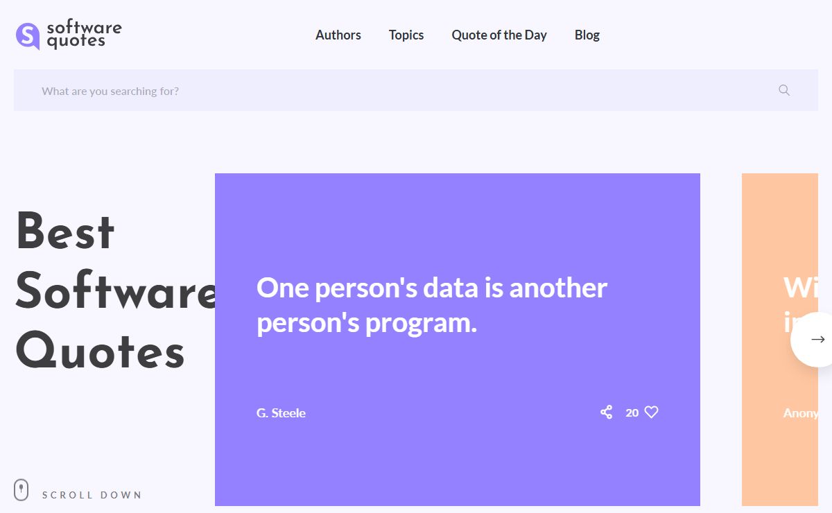Great Software Quotes | Programming Quotes| SoftwareQuotes.com