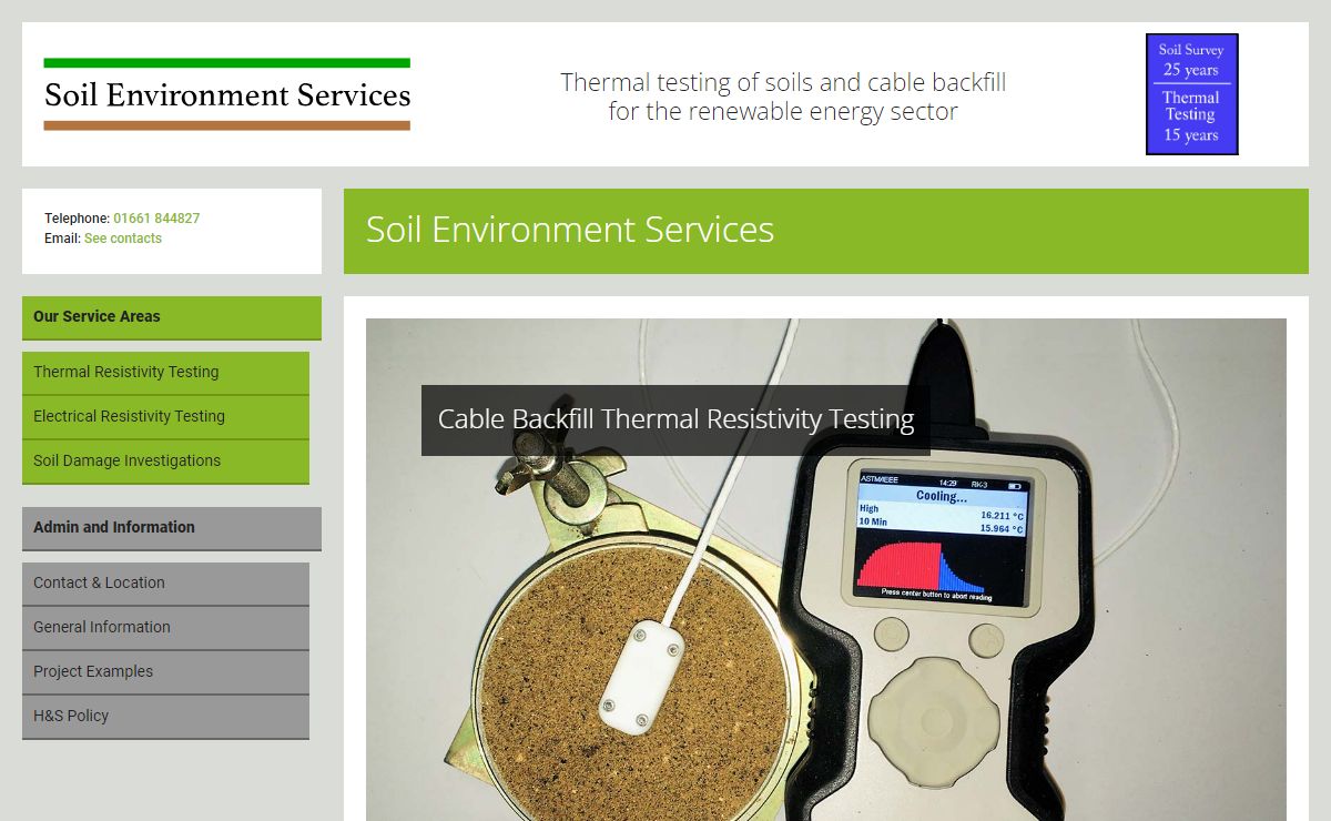 Soil Environment Services - Soil Environment Services