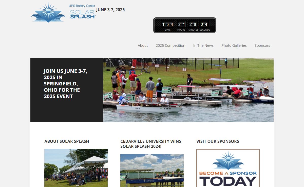 SOLAR SPLASH – Welcome to SOLAR SPLASH!