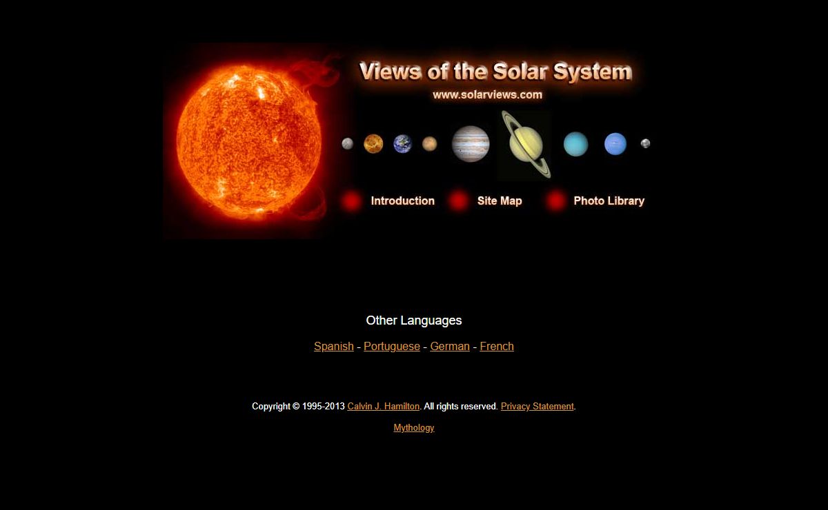 Views of the Solar System