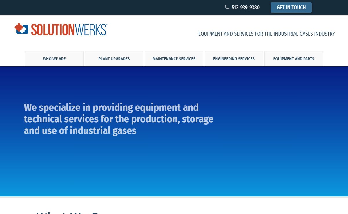 Solutionwerks | Equipment and services for the industrial gases industry