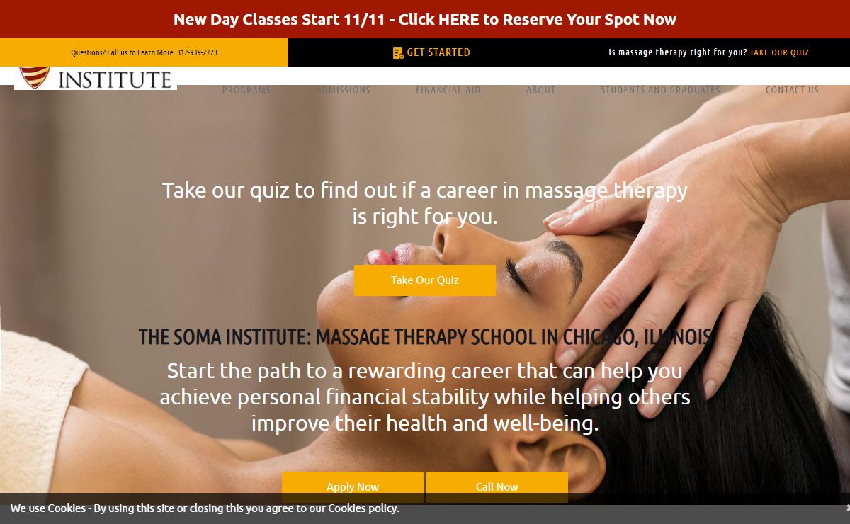 The Soma Institute: Massage Therapy School in Chicago, IL | Financial Aid to Those Who Qualify, Just 2 Days/Week Program, Begin an In-Demand Career w/ Clinical Massage Therapy at The Soma Institute