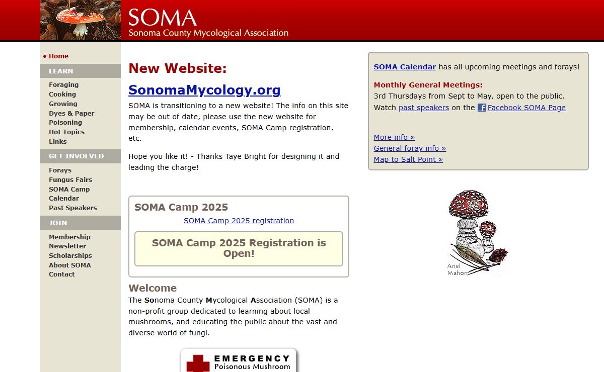 Sonoma County Mycological Association | Home