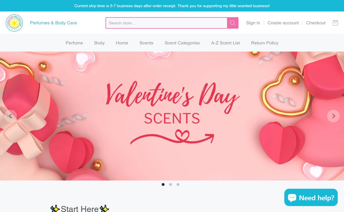 Perfumes, Colognes & Body Care Products | Somethin Special Shop