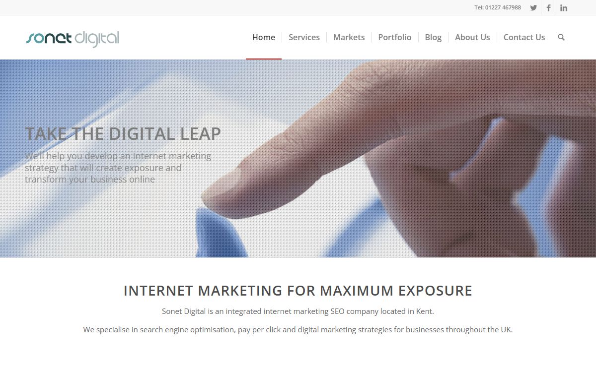 Sonet Digital | Internet Marketing, SEO Company, Kent