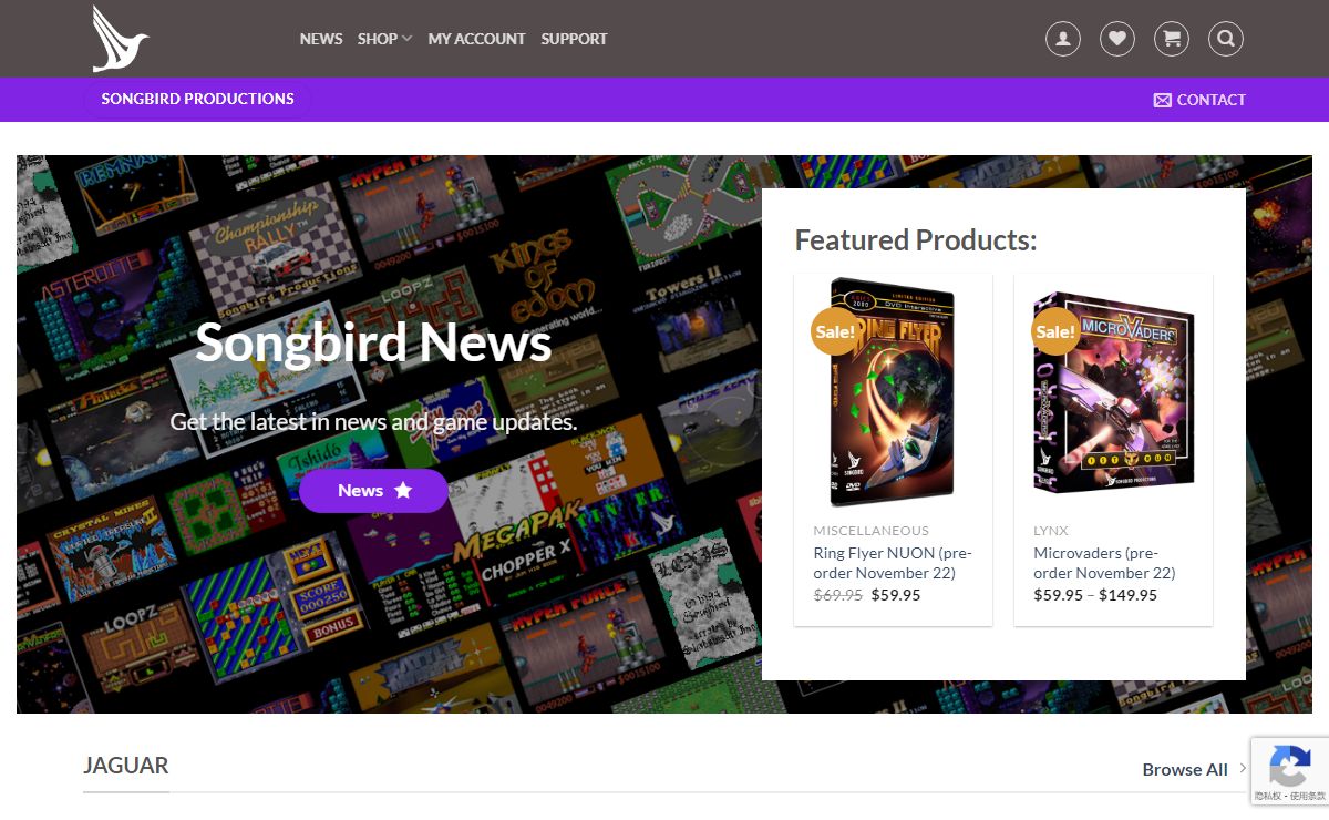 Songbird Productions – New Games. Old systems.