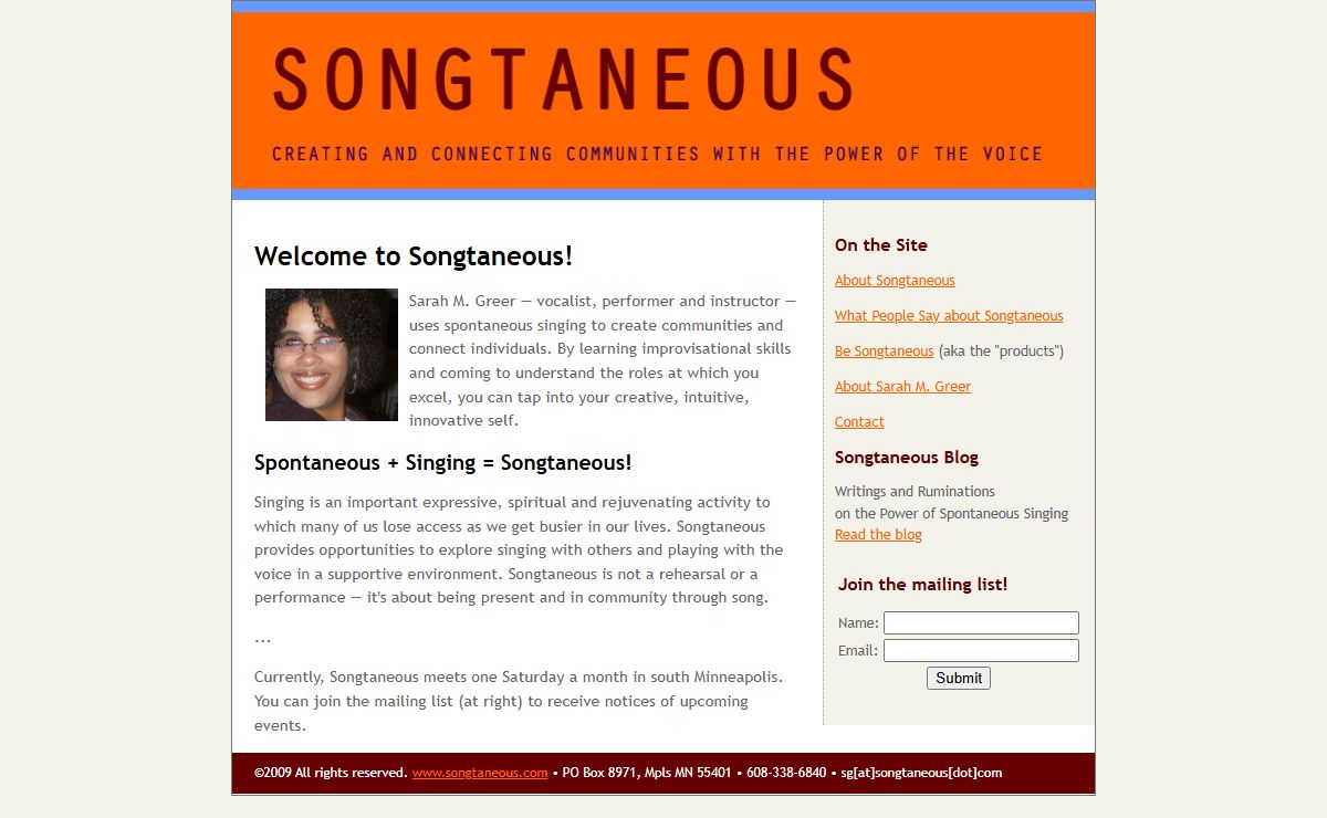 Songtaneous: Creating & Connecting Communities with the Power of the Voice