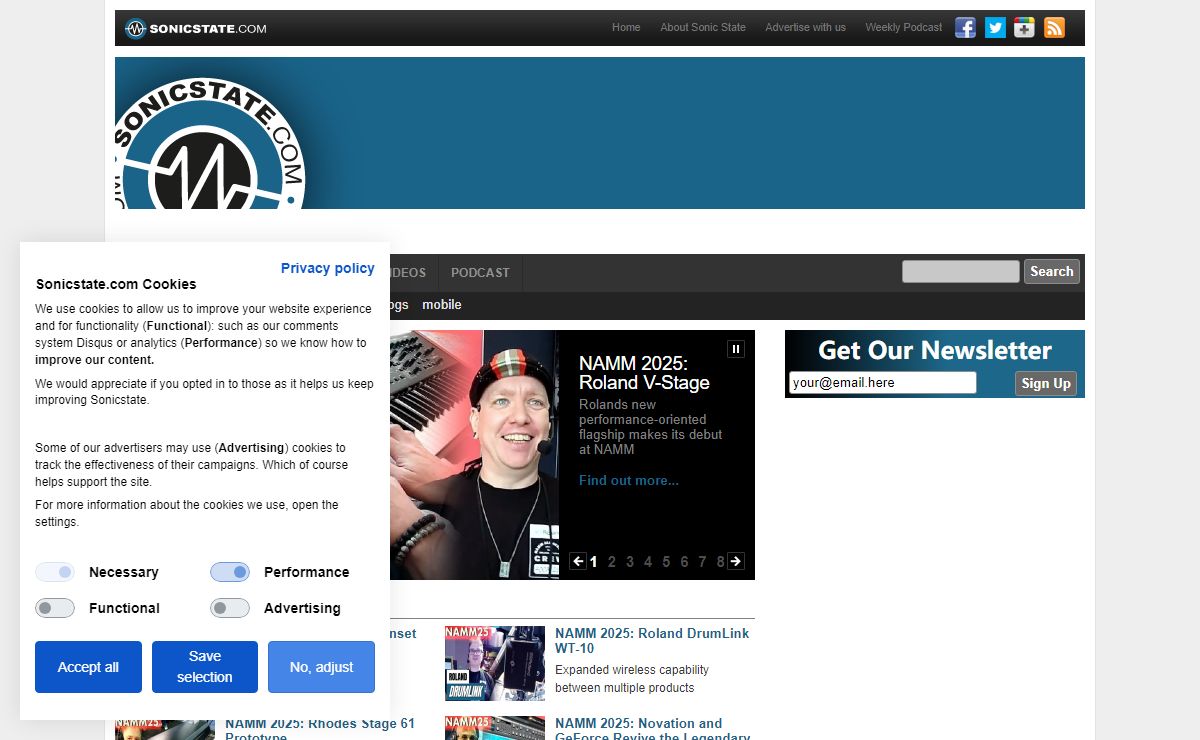 Sonic State - News, Reviews, Video Features, Music Making Gear