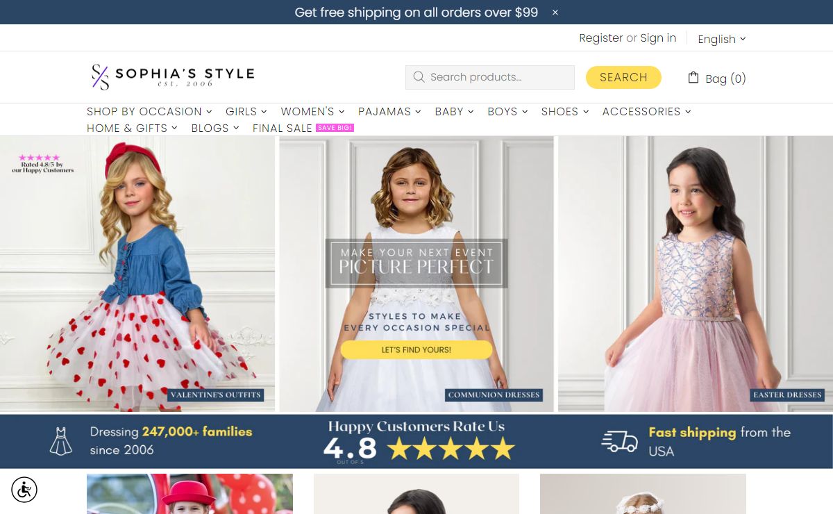 Find the Perfect Formal Dress for Your Little One at Sophia's Style – SophiasStyle.com