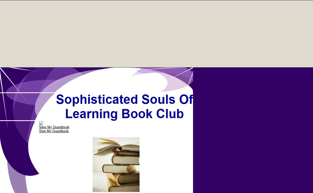 Sophisticated Souls Of Learning Book Club