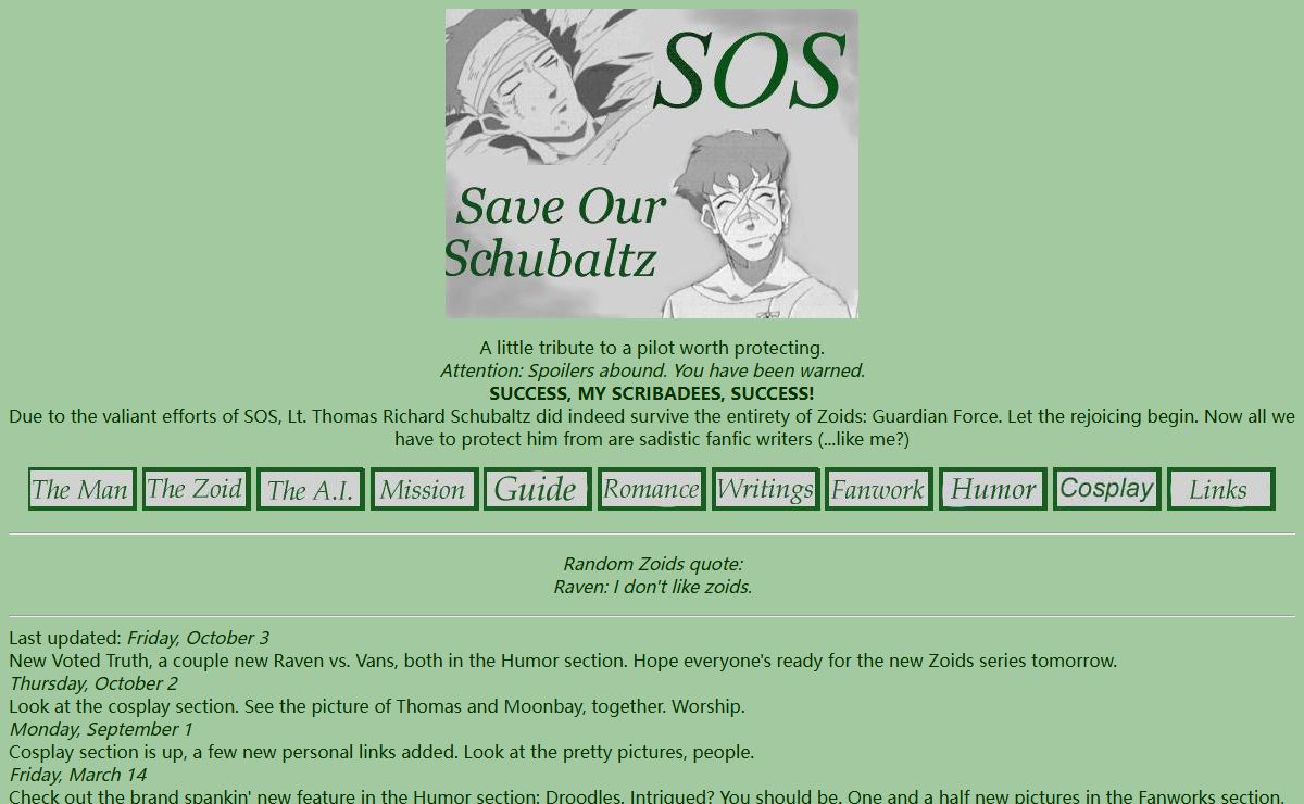 SOS: Save our Schubaltz