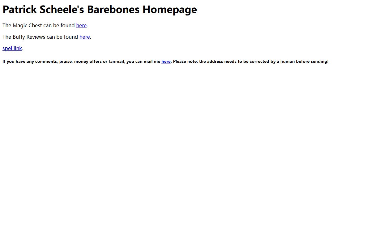 Patrick Scheele's Homepage