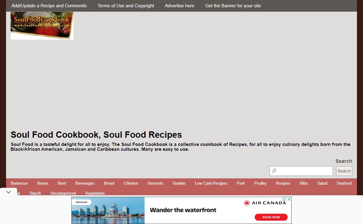 Soul Food Cookbook, Soul Food Recipes - Soul Food is a tasteful delight for all to enjoy. The Soul Food Cookbook is a collective cookbook of Recipes, for all to enjoy culinary delights born from the Black/African American, Jamaican and Caribbean cultures. Many are easy to use.