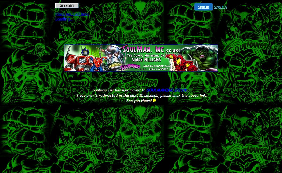Soulman Inc. Home Page.... the artwork of Simon Williams