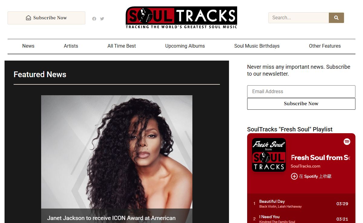 SoulTracks - Tracking the world's greatest soul music