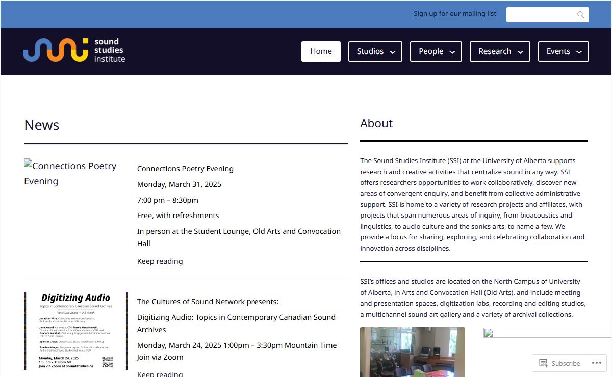 Sound Studies Institute