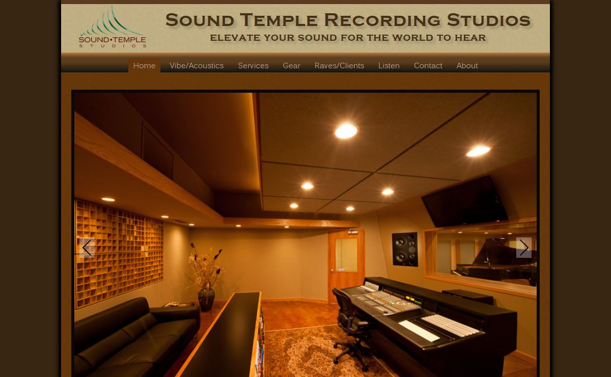 Sound Temple Recording Studios, Asheville, NCSound Temple Recording Studios