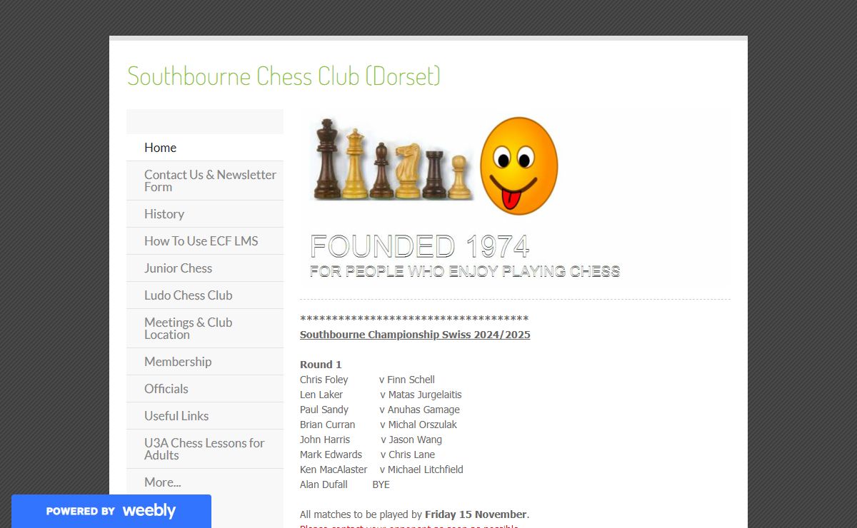 Southbourne Chess Club (Dorset) - Home