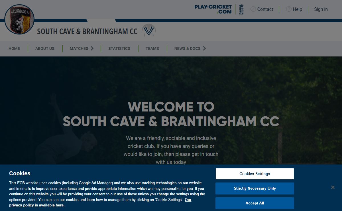 South Cave & Brantingham CC