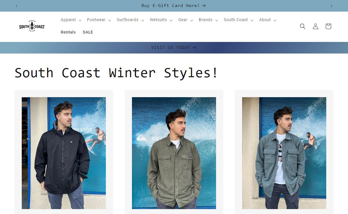 South Coast | San Diego Surf Shop | Gear, Surfboards, Apparel – South Coast Surf Shops Online