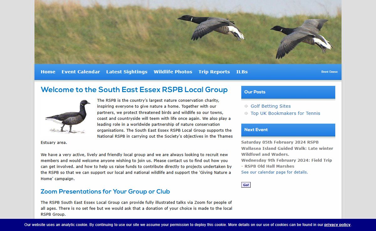 South East Essex RSPB Home Page
