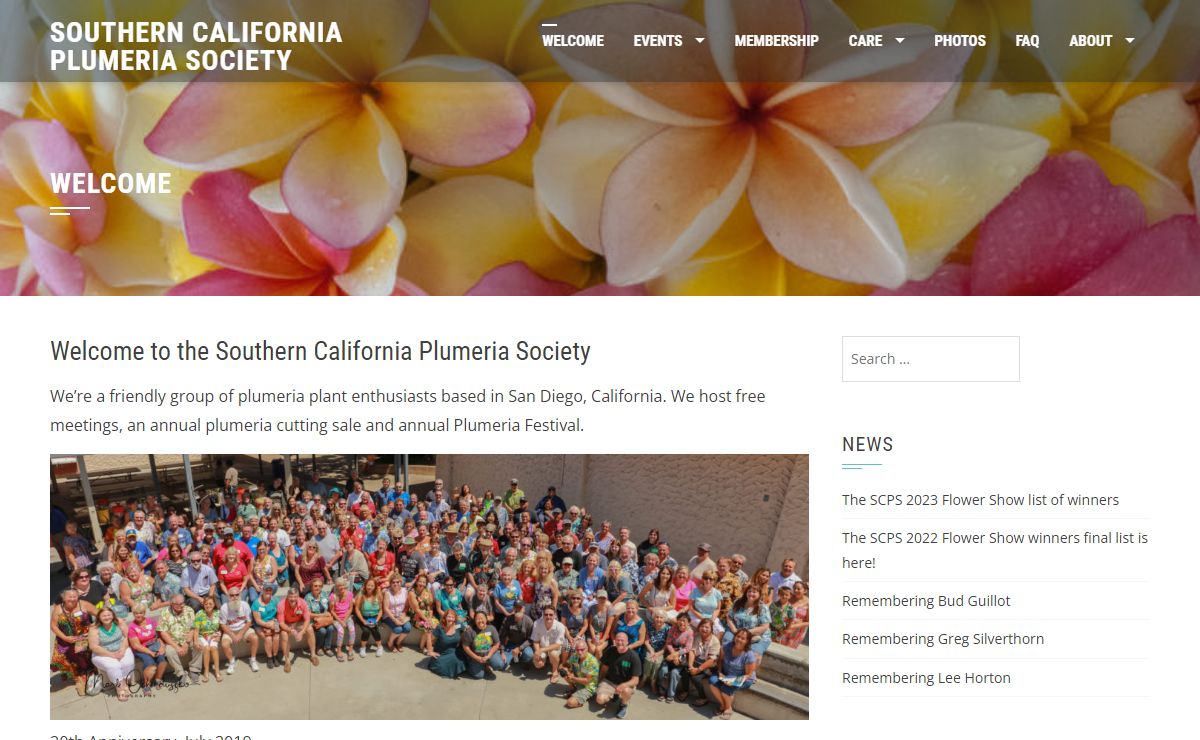 Southern California Plumeria Society