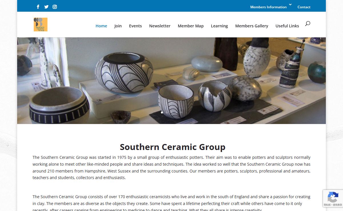 Southern Ceramic Group | The Southern Ceramic Group was started in 1975 by a small group of enthusiastic potters.