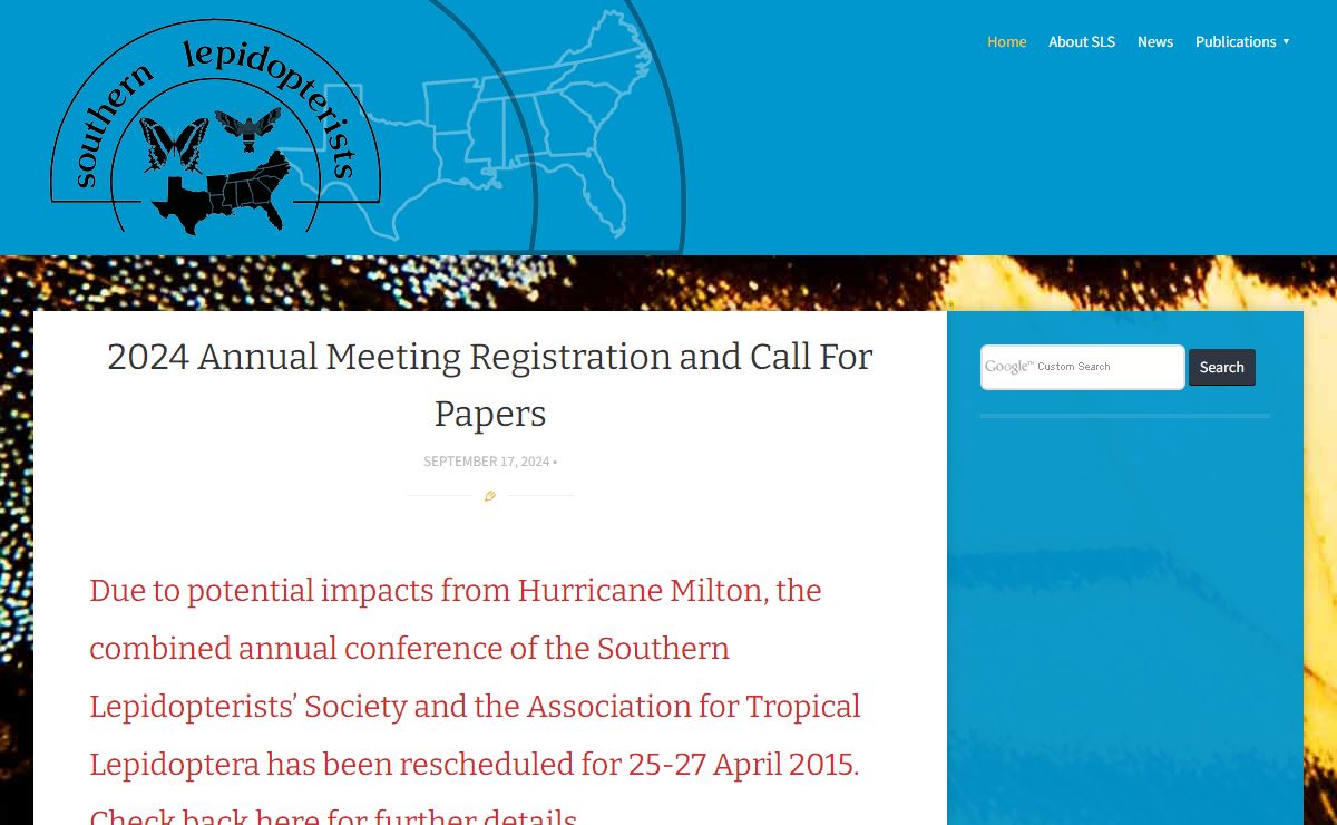 Southern Lepidopterists' Society | Southern Lepidopterists' Society