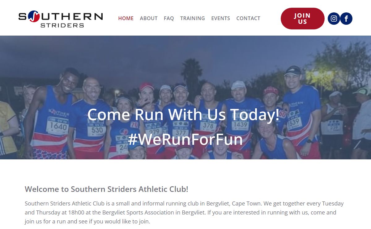 Home - Southern Striders Athletic Club