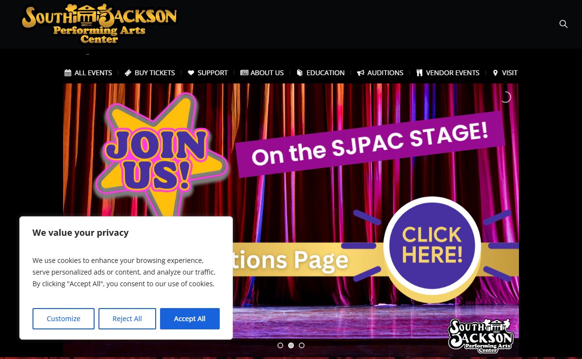 South Jackson Performing Arts Center – Theatre is Life!