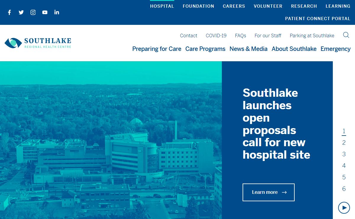 Home - Southlake Regional Health Centre