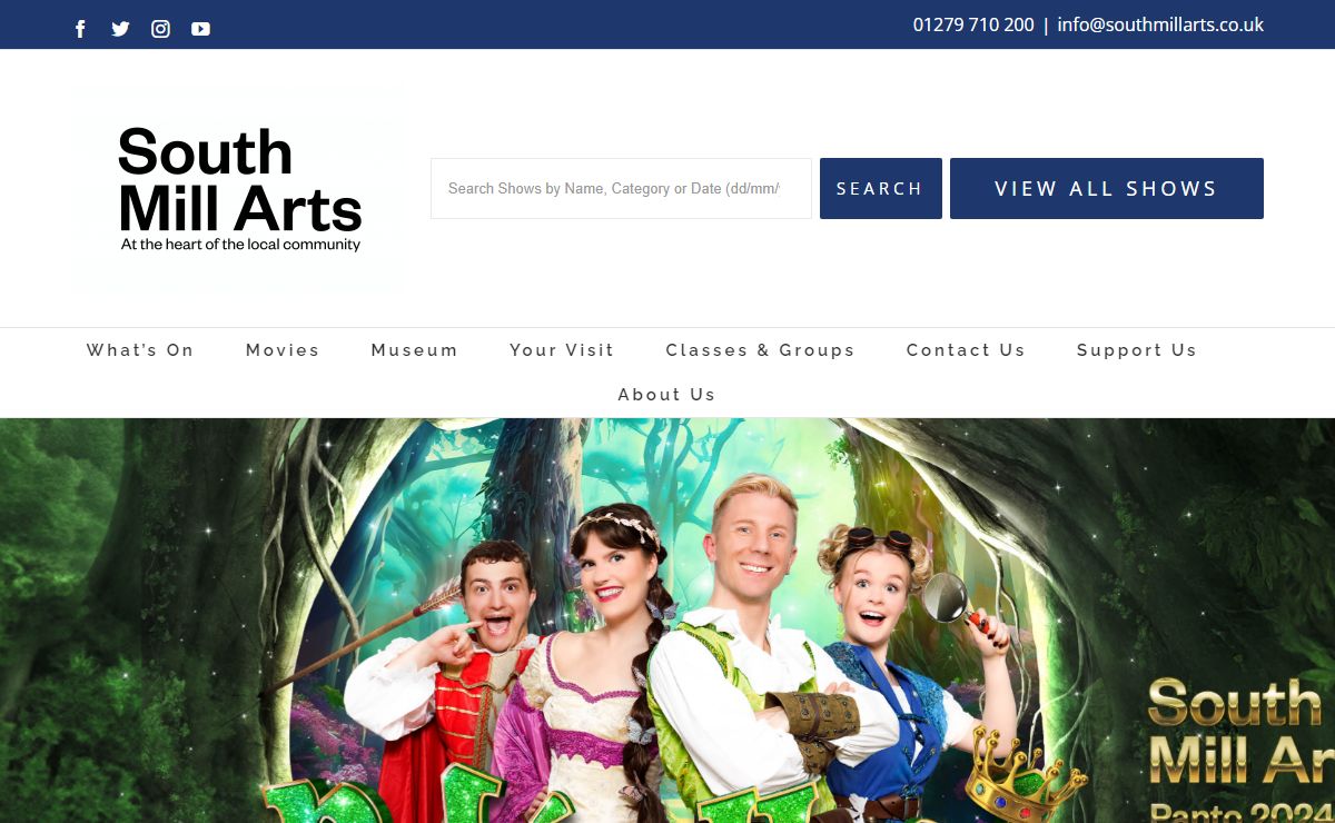 South Mill Arts – Bishop's Stortford Premier Arts and Heritage Venue