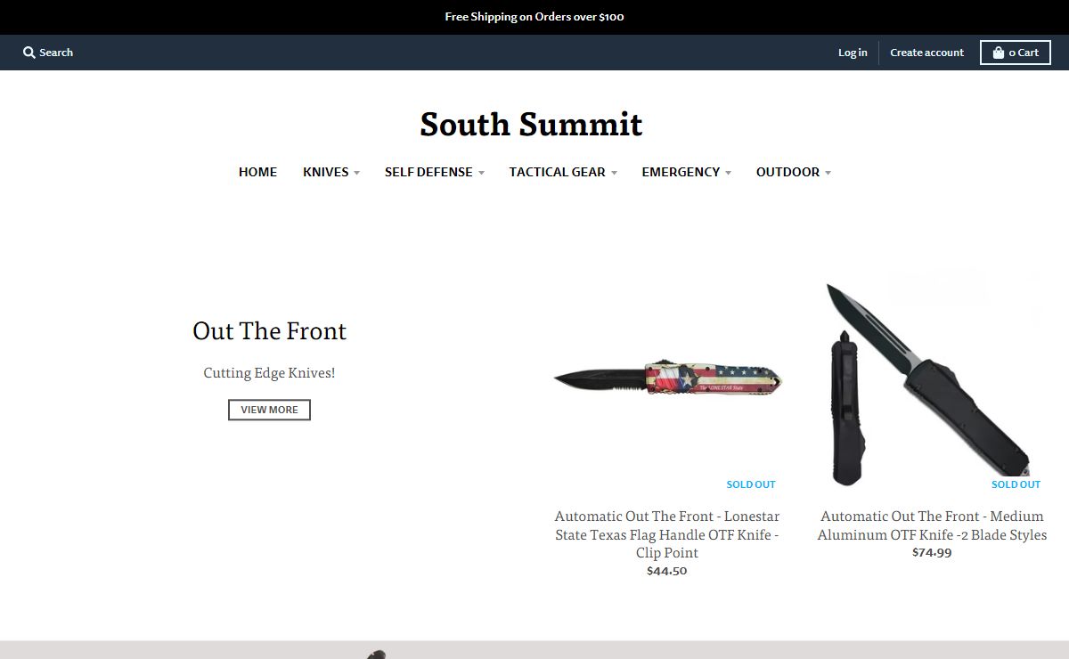 South Summit Survival - Knives, Stun Guns, OTF, Emergency Preparedness