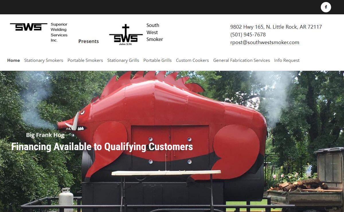 South West Smoker in Arkansas, custom smokers and custom barbeque grills – Custom BBQ Grills and Custom Smokers in Arkansas