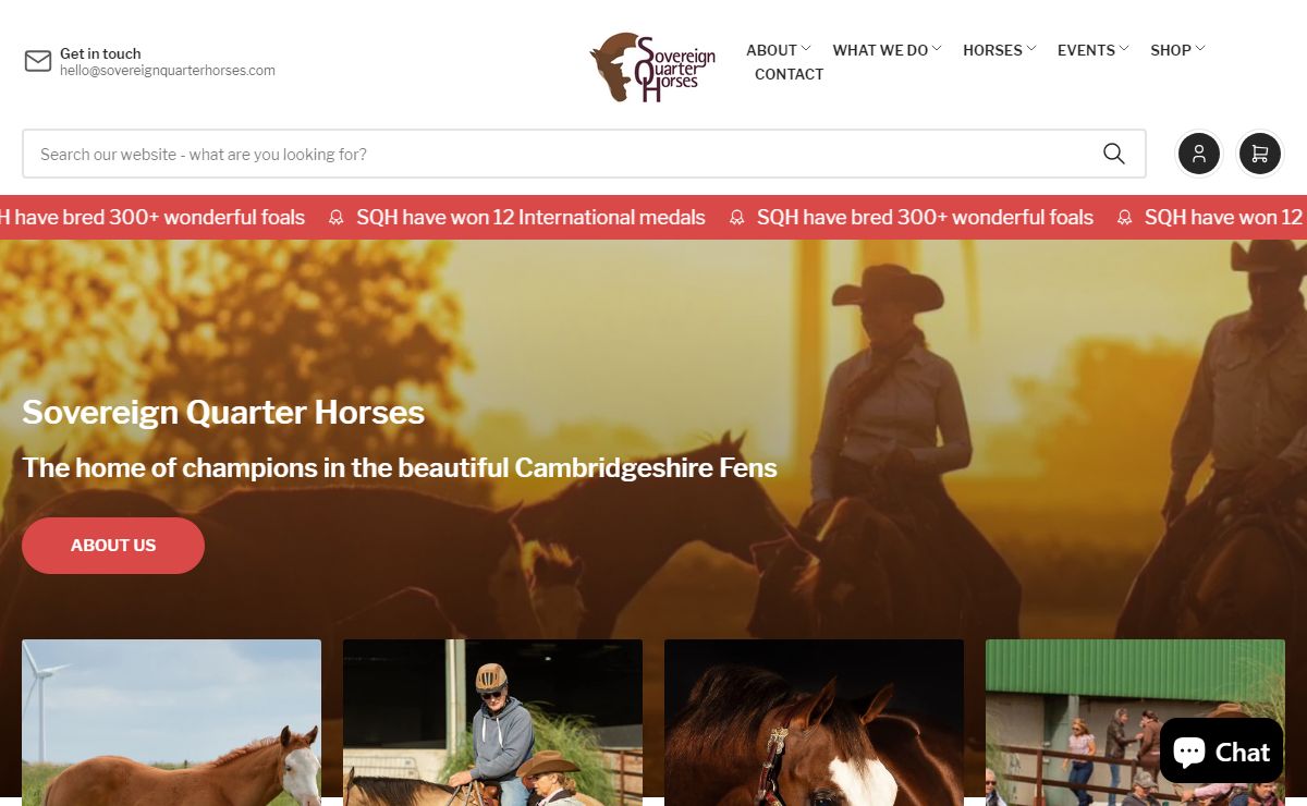 Sovereign Quarter Horses - Western Riding & Events