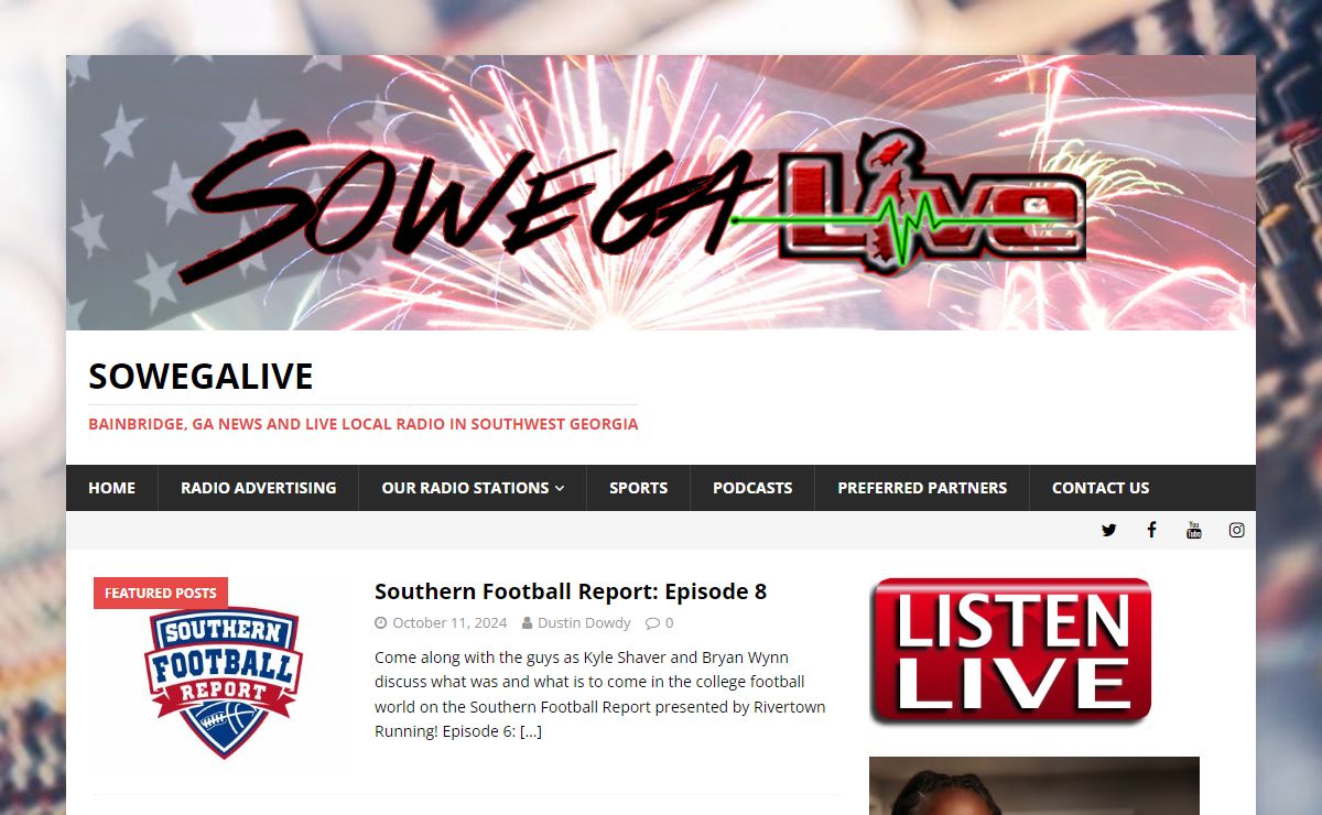 Sowegalive – Bainbridge, GA News and Live Local Radio in Southwest Georgia