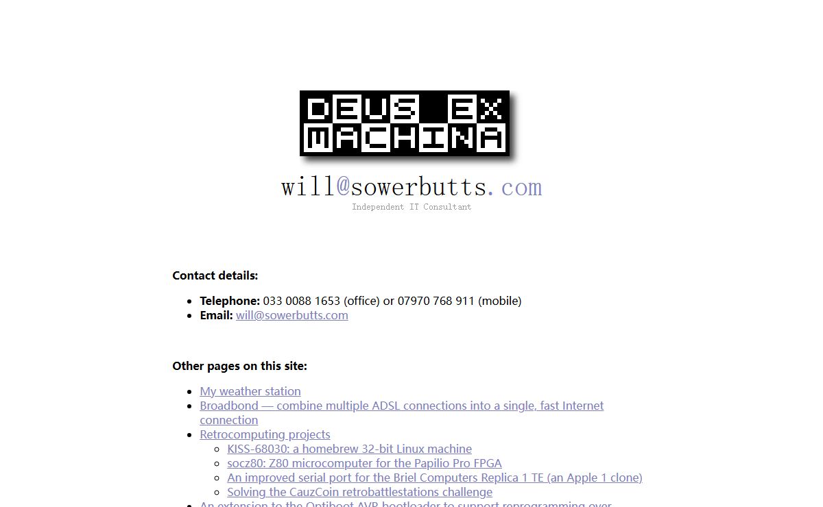 Will Sowerbutts: Independent IT Consultant