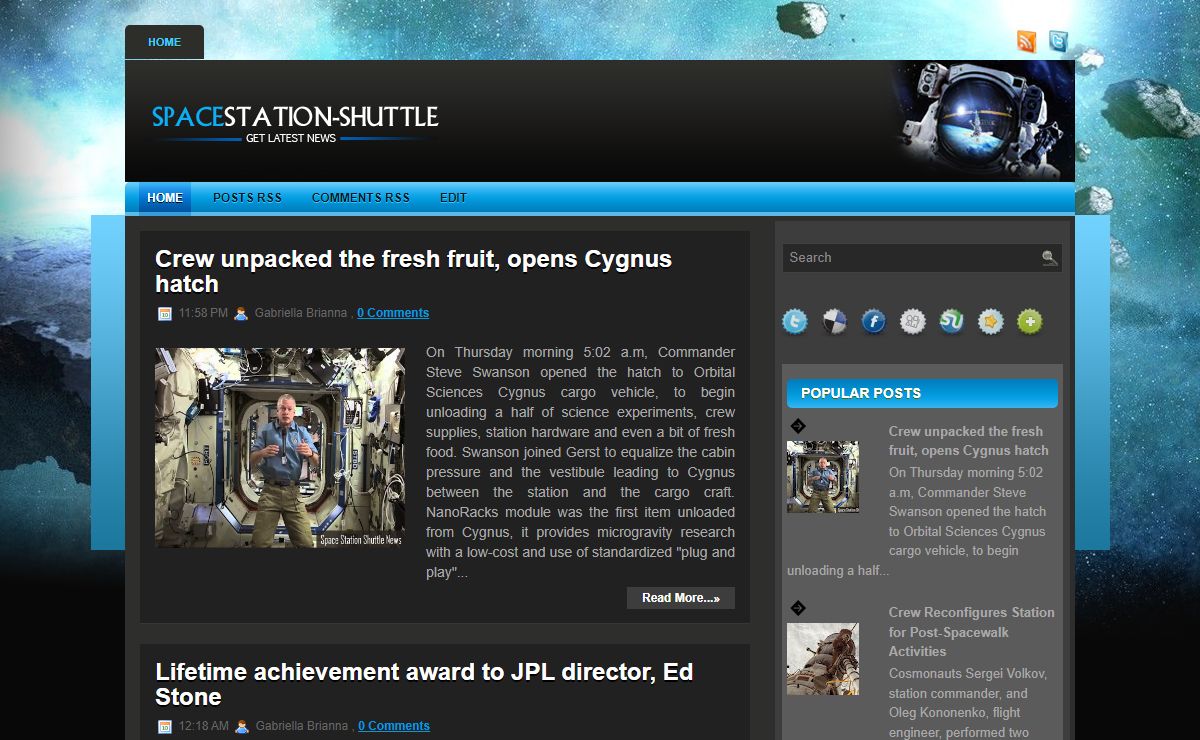NASA Space News, International Space Station Shuttle Missions Google Earth Science Technology