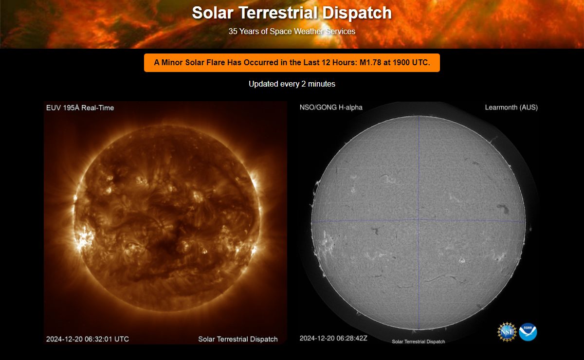 Solar Terrestrial Dispatch